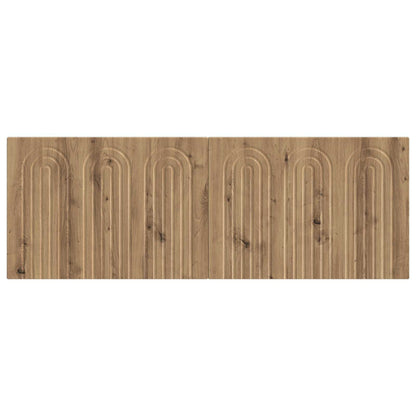 vidaXL Wall-Mounted Headboard ALKMAAR Artisan Oak Engineered Wood 3