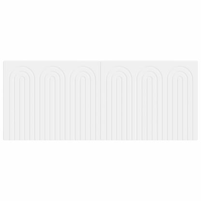 vidaXL Wall-Mounted Headboard ALKMAAR White Engineered Wood 3