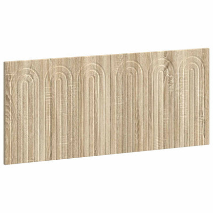 vidaXL Wall-Mounted Headboard ALKMAAR Sonoma Oak Engineered Wood 2