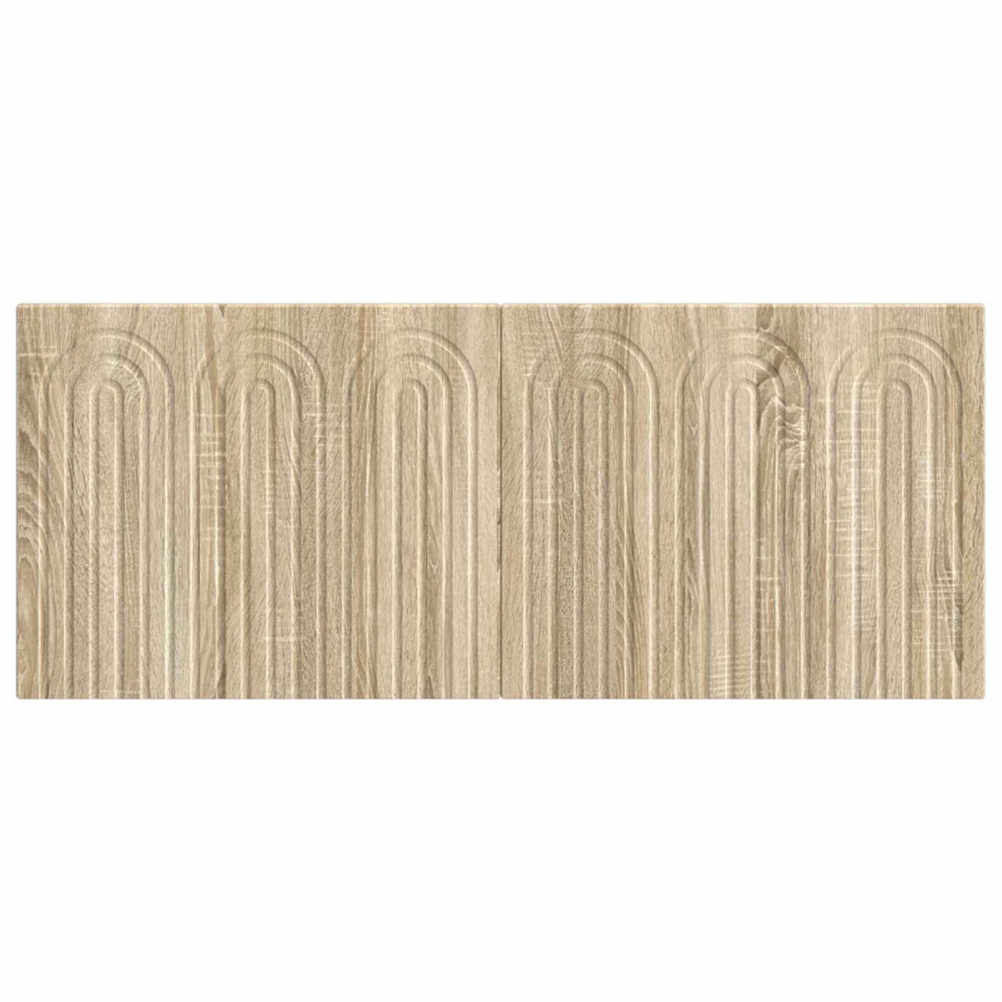 vidaXL Wall-Mounted Headboard ALKMAAR Sonoma Oak Engineered Wood 3