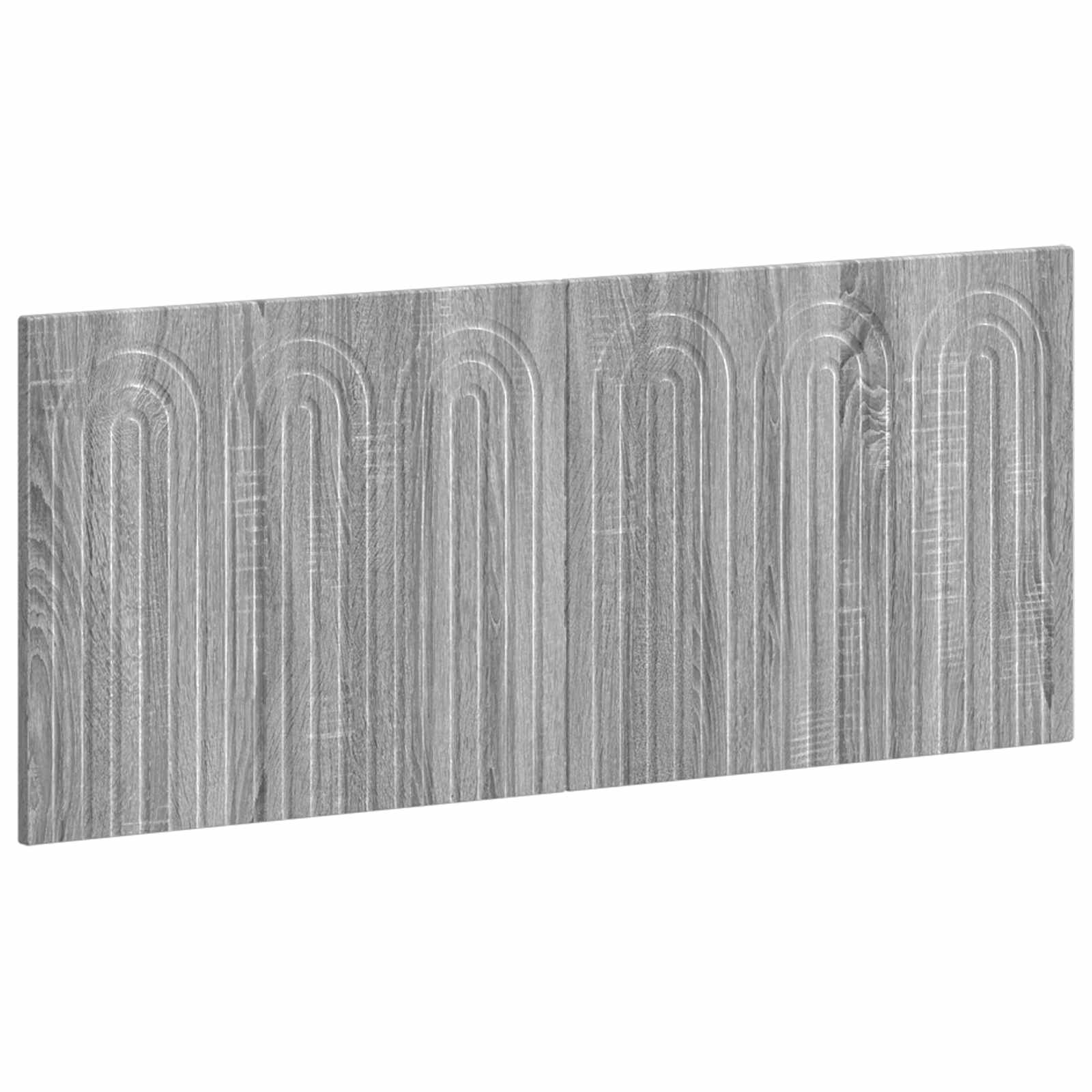 vidaXL Wall-Mounted Headboard ALKMAAR Grey Sonoma Engineered Wood 2