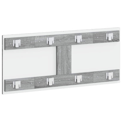 vidaXL Wall-Mounted Headboard ALKMAAR Grey Sonoma Engineered Wood 5