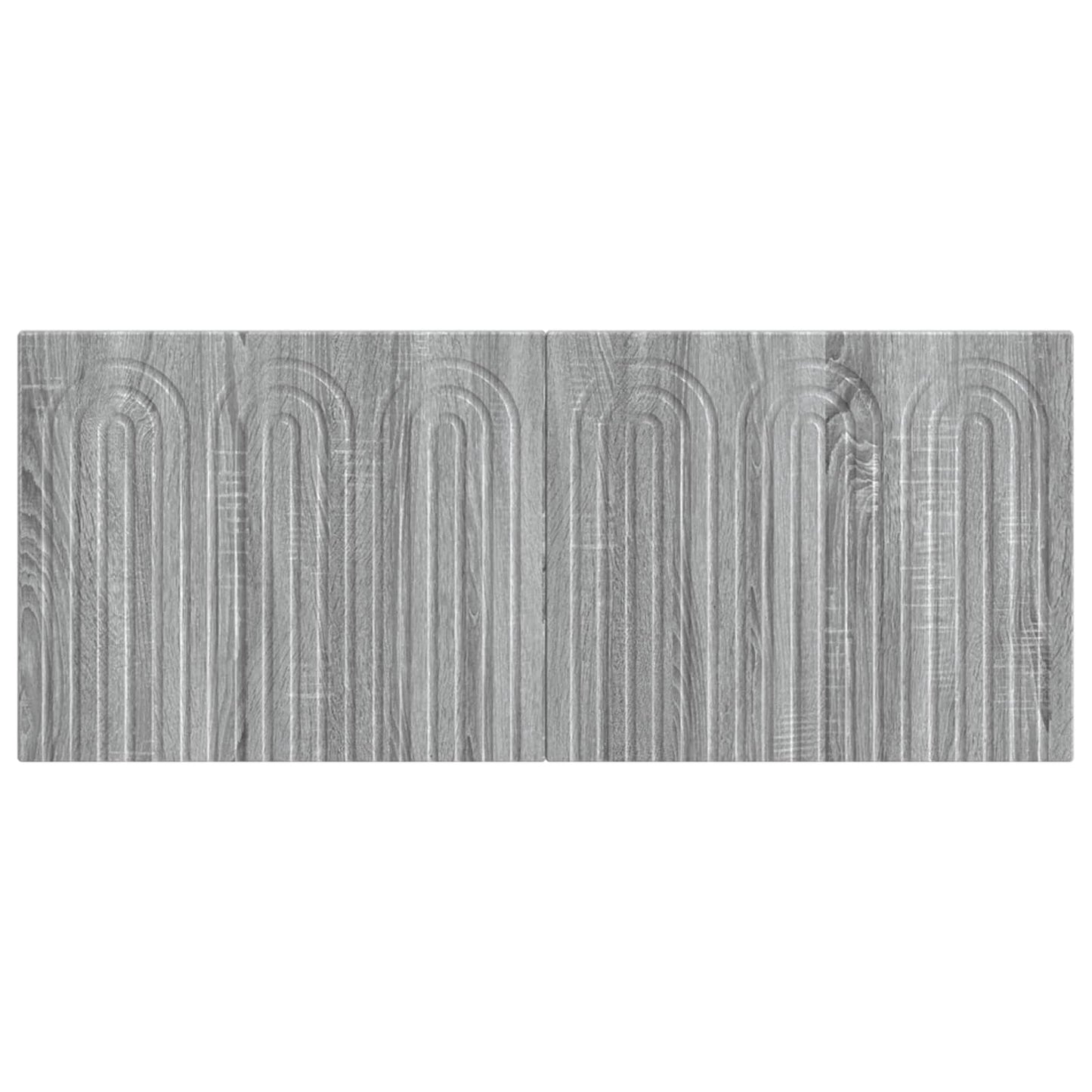 vidaXL Wall-Mounted Headboard ALKMAAR Grey Sonoma Engineered Wood 3