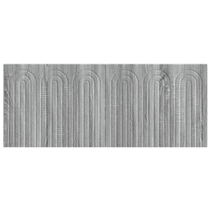 vidaXL Wall-Mounted Headboard ALKMAAR Grey Sonoma Engineered Wood 3