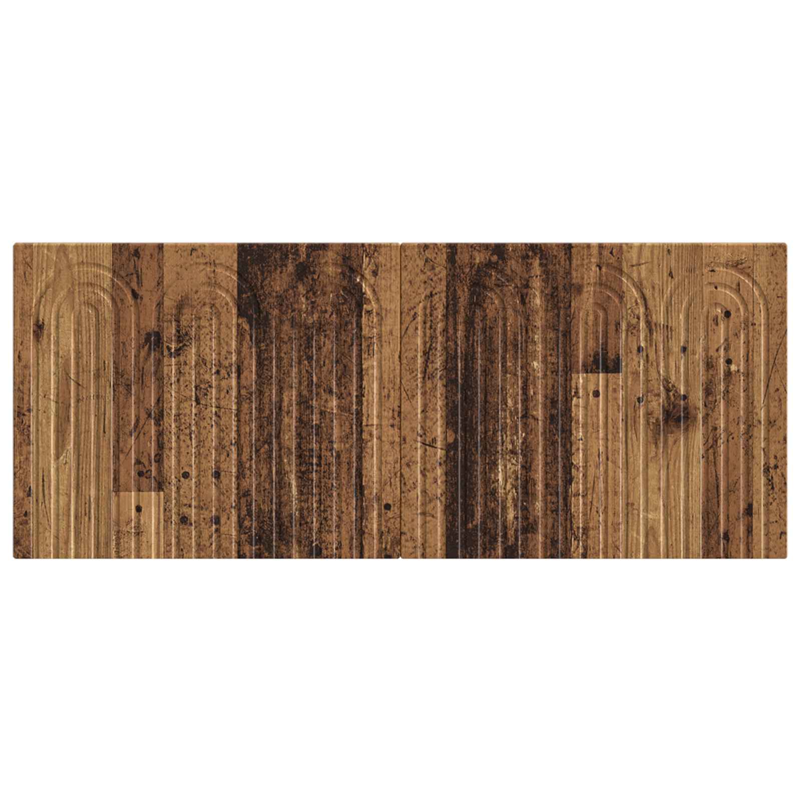 vidaXL Wall-Mounted Headboard ALKMAAR Old Wood Engineered Wood 3