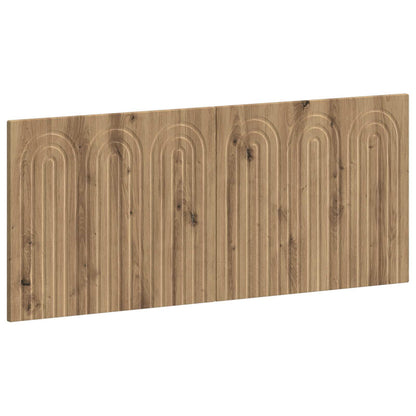 vidaXL Wall-Mounted Headboard ALKMAAR Artisan Oak Engineered Wood 2