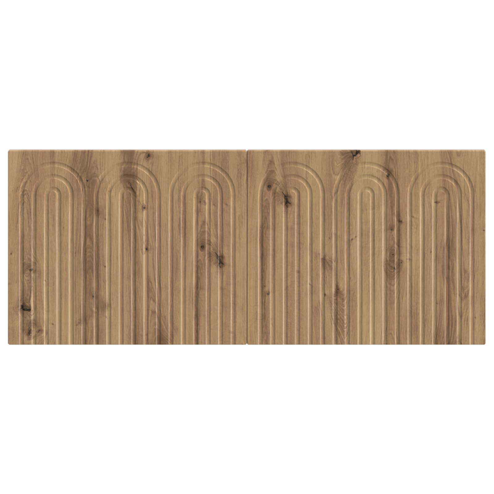vidaXL Wall-Mounted Headboard ALKMAAR Artisan Oak Engineered Wood 3