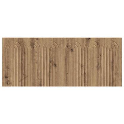 vidaXL Wall-Mounted Headboard ALKMAAR Artisan Oak Engineered Wood 3