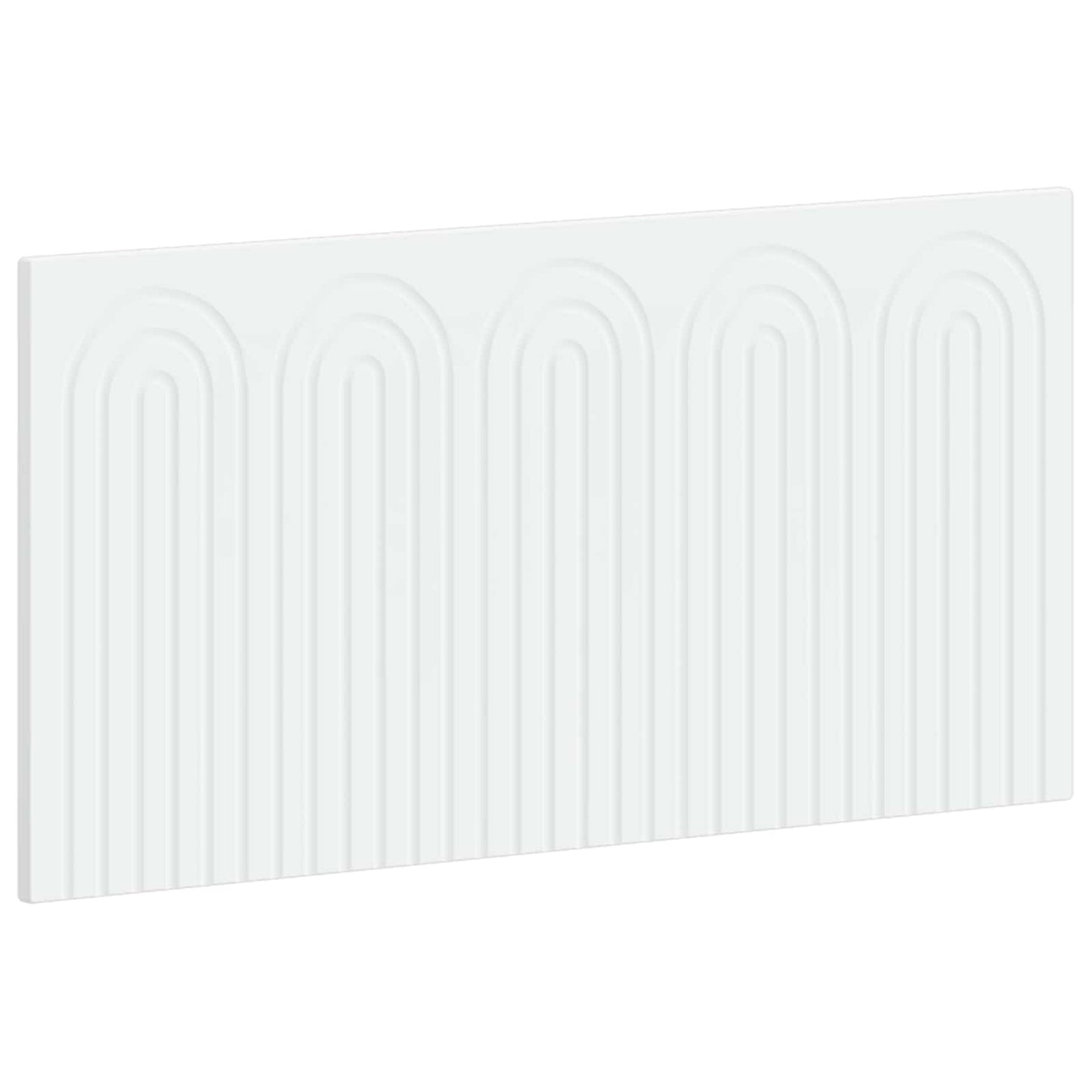 vidaXL Wall-Mounted Headboard ALKMAAR White Engineered Wood 2