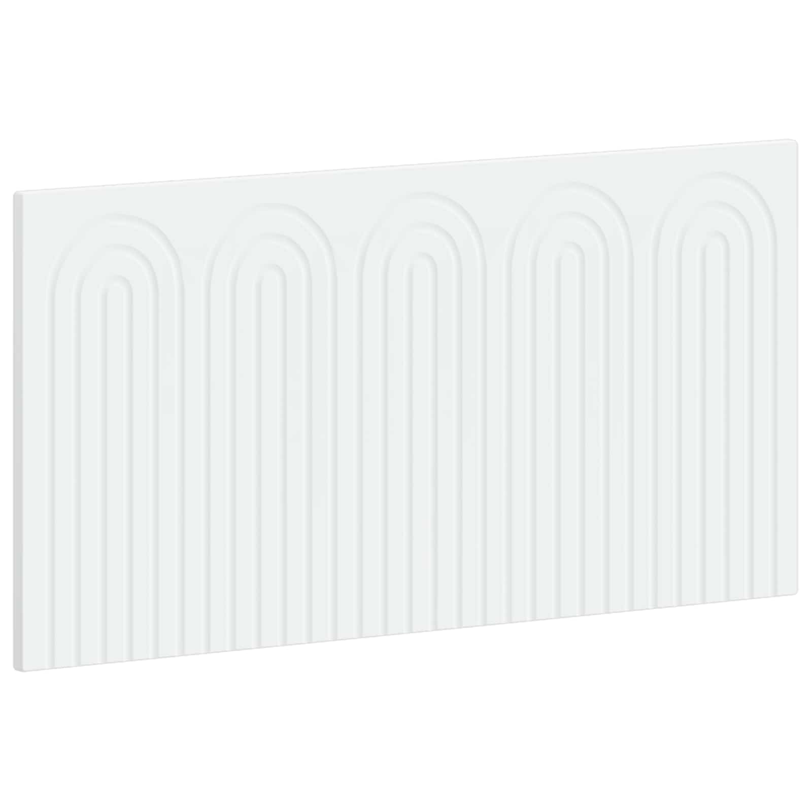 vidaXL Wall-Mounted Headboard ALKMAAR White Engineered Wood 2