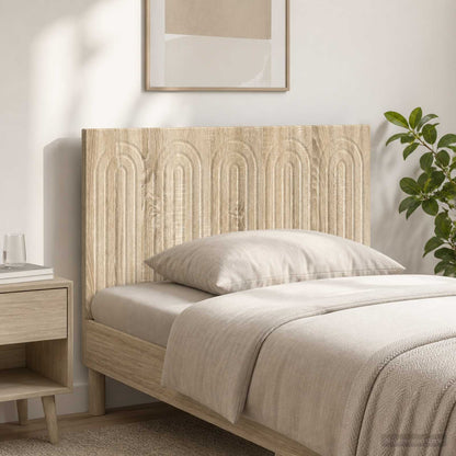 vidaXL Wall-Mounted Headboard ALKMAAR Sonoma Oak Engineered Wood 1