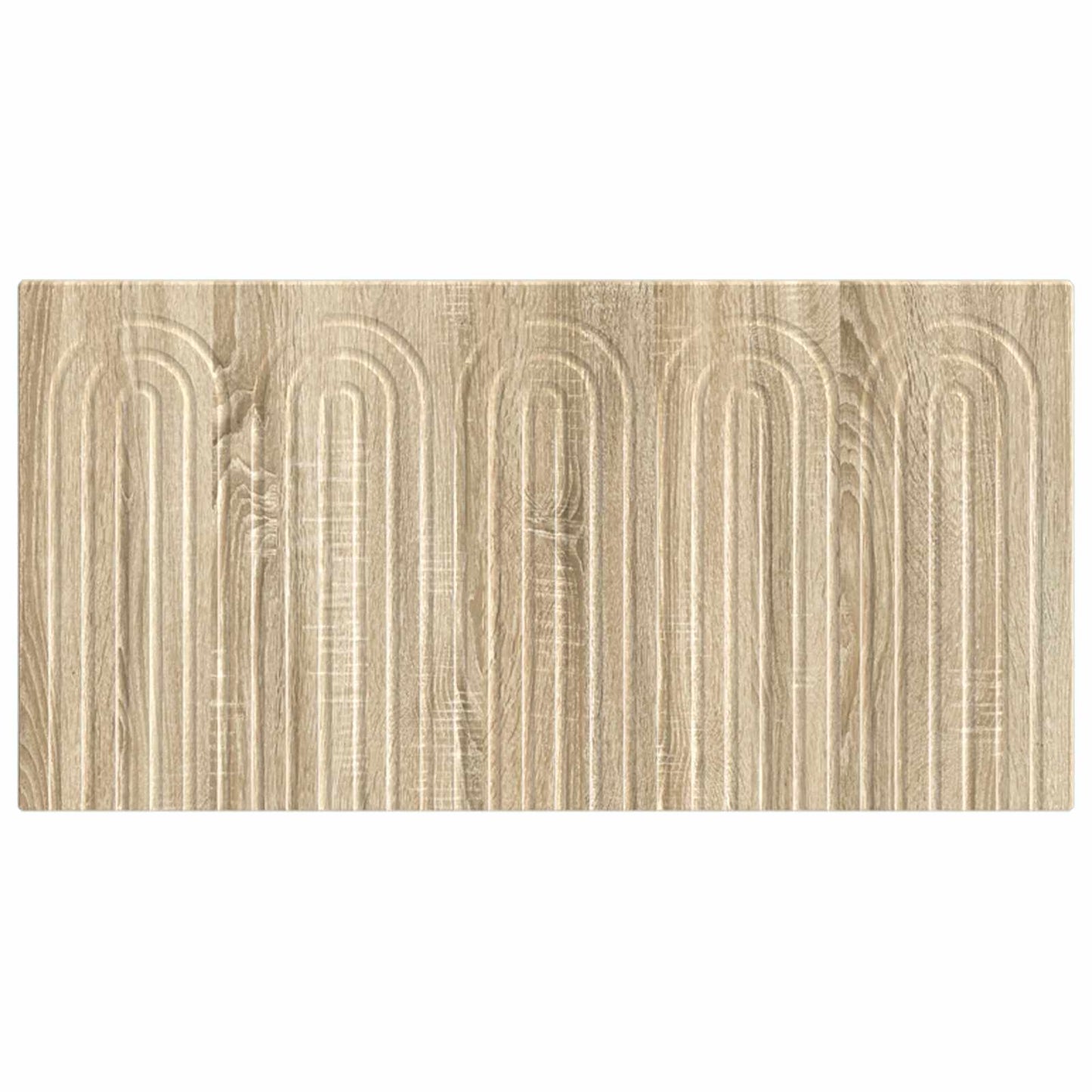 vidaXL Wall-Mounted Headboard ALKMAAR Sonoma Oak Engineered Wood 3