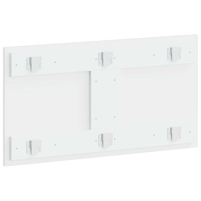 vidaXL Wall-Mounted Headboard ALKMAAR High Gloss White Engineered Wood 5