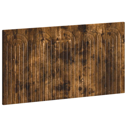vidaXL Wall-Mounted Headboard ALKMAAR Smoked Oak Engineered Wood 2