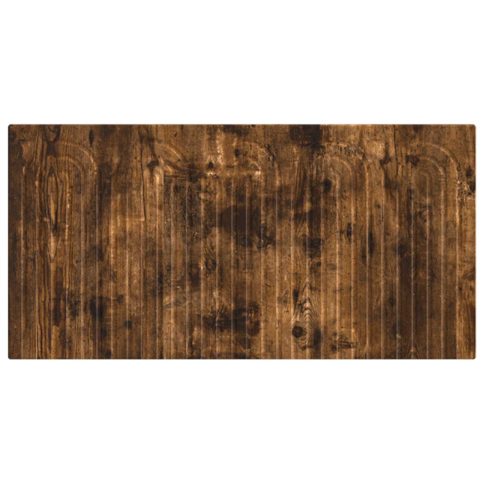 vidaXL Wall-Mounted Headboard ALKMAAR Smoked Oak Engineered Wood 3