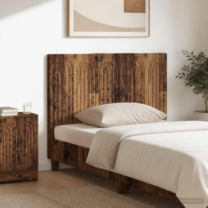 vidaXL Wall-Mounted Headboard ALKMAAR Old Wood Engineered Wood 1