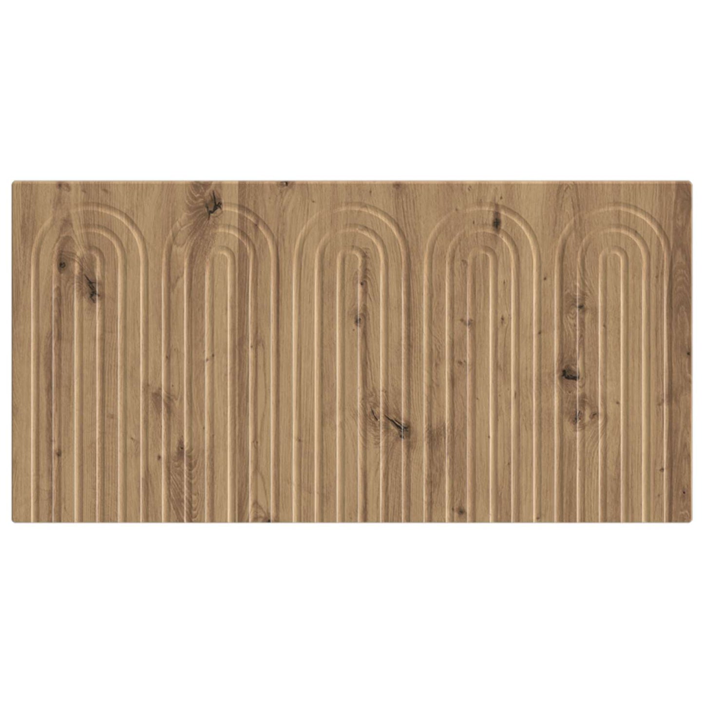 vidaXL Wall-Mounted Headboard ALKMAAR Artisan Oak Engineered Wood 3