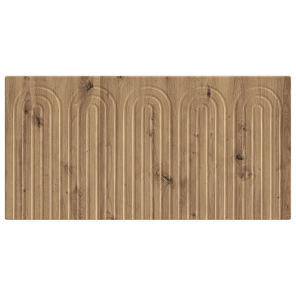 vidaXL Wall-Mounted Headboard ALKMAAR Artisan Oak Engineered Wood 3