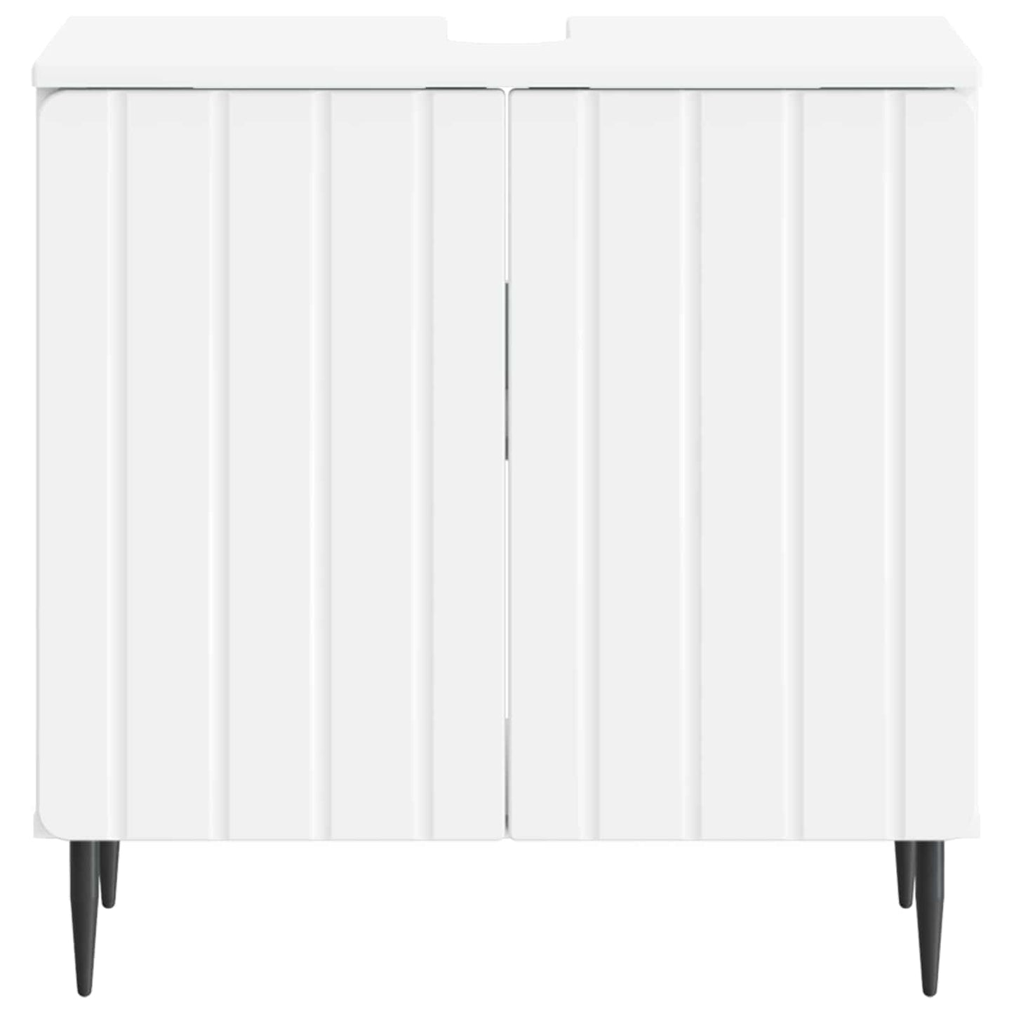 vidaXL Bathroom Sink Cabinet ZWOLLE White 59.5 x 31.5x 59 cm 4