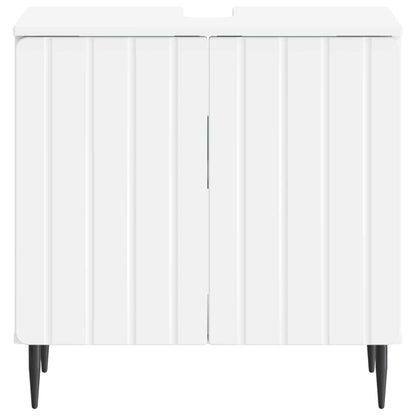 vidaXL Bathroom Sink Cabinet ZWOLLE White 59.5 x 31.5x 59 cm 4