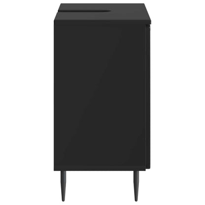 vidaXL Bathroom Sink Cabinet ZWOLLE Black 59.5 x 31.5x 59 cm 5