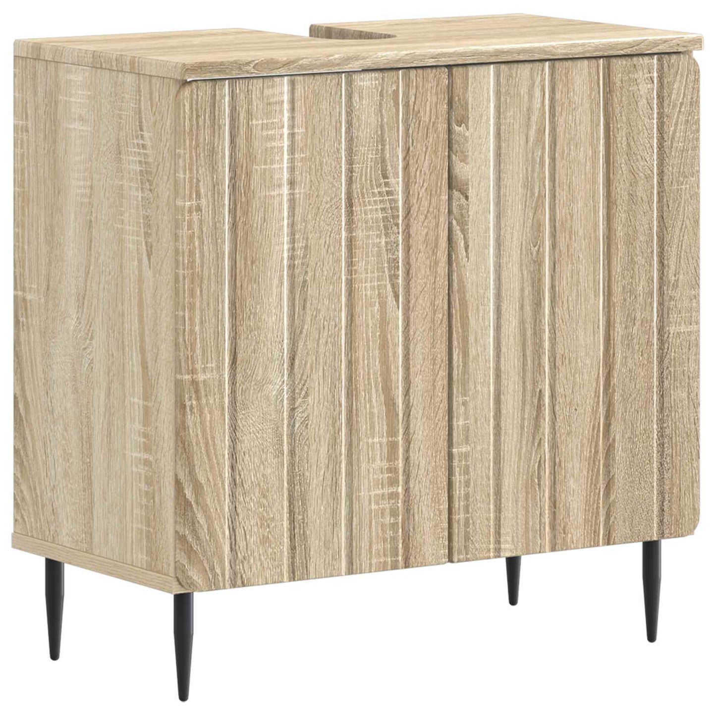 vidaXL Bathroom Sink Cabinet ZWOLLE Sonoma Oak 59.5 x 31.5x 59 cm 2