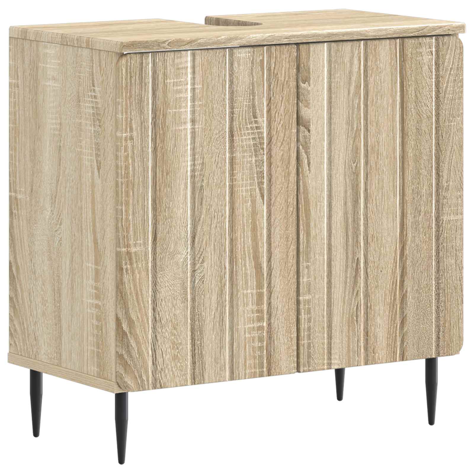 vidaXL Bathroom Sink Cabinet ZWOLLE Sonoma Oak 59.5 x 31.5x 59 cm 2