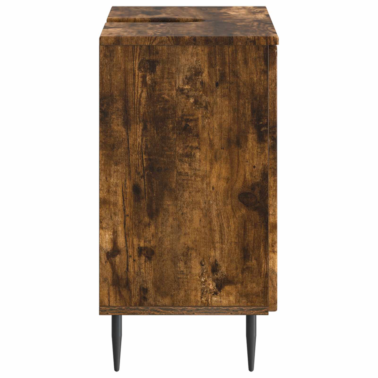 vidaXL Bathroom Sink Cabinet ZWOLLE Smoked Oak 59.5 x 31.5x 59 cm 5