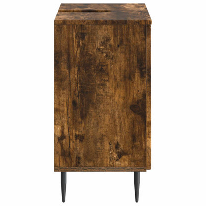 vidaXL Bathroom Sink Cabinet ZWOLLE Smoked Oak 59.5 x 31.5x 59 cm 5