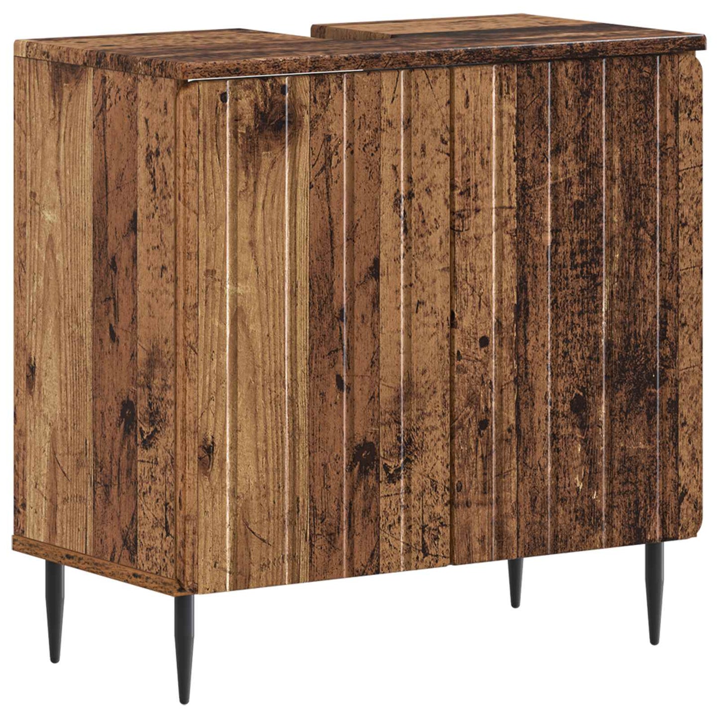 vidaXL Bathroom Sink Cabinet ZWOLLE Old Wood 59.5 x 31.5x 59 cm 2