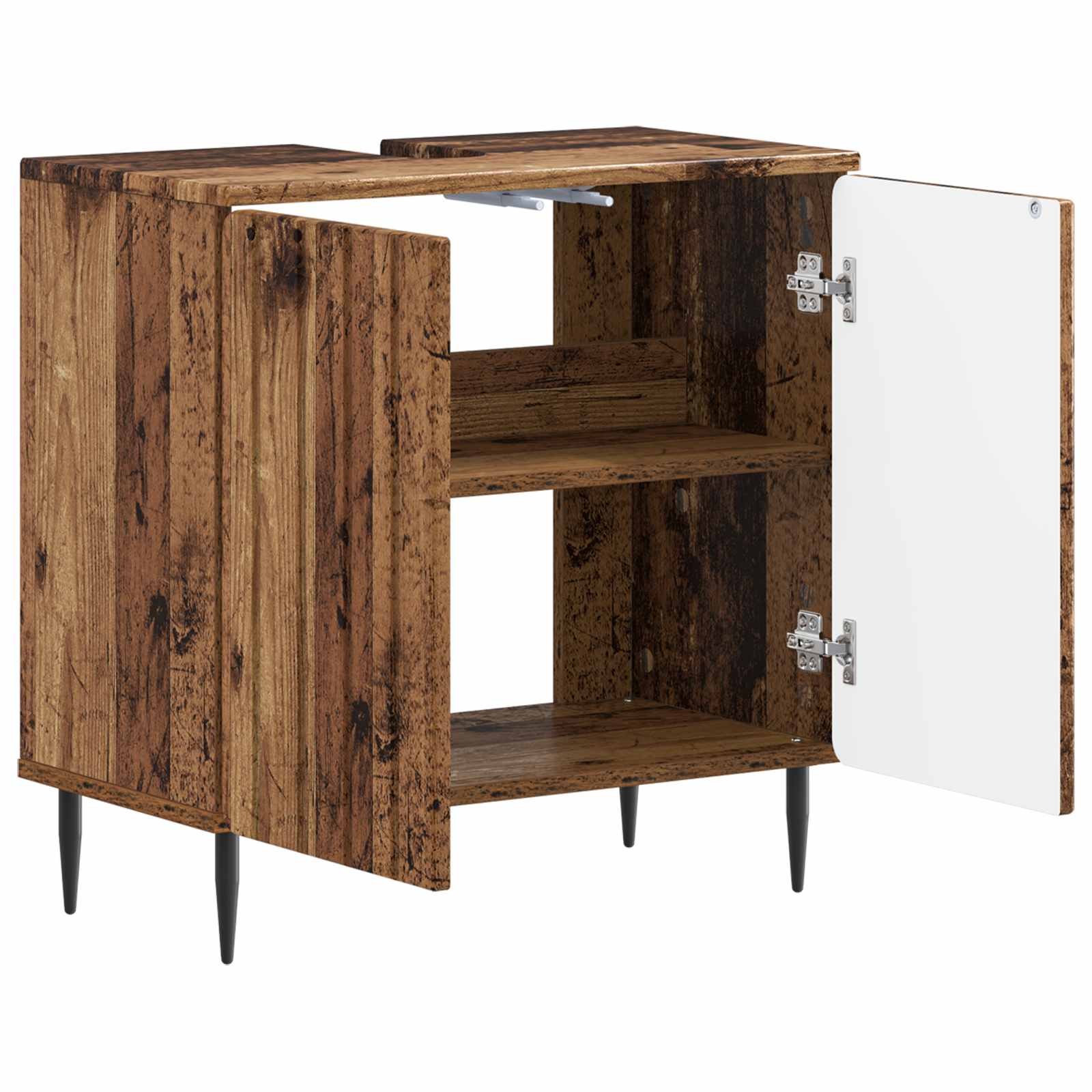 vidaXL Bathroom Sink Cabinet ZWOLLE Old Wood 59.5 x 31.5x 59 cm 3