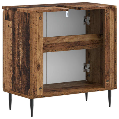 vidaXL Bathroom Sink Cabinet ZWOLLE Old Wood 59.5 x 31.5x 59 cm 6