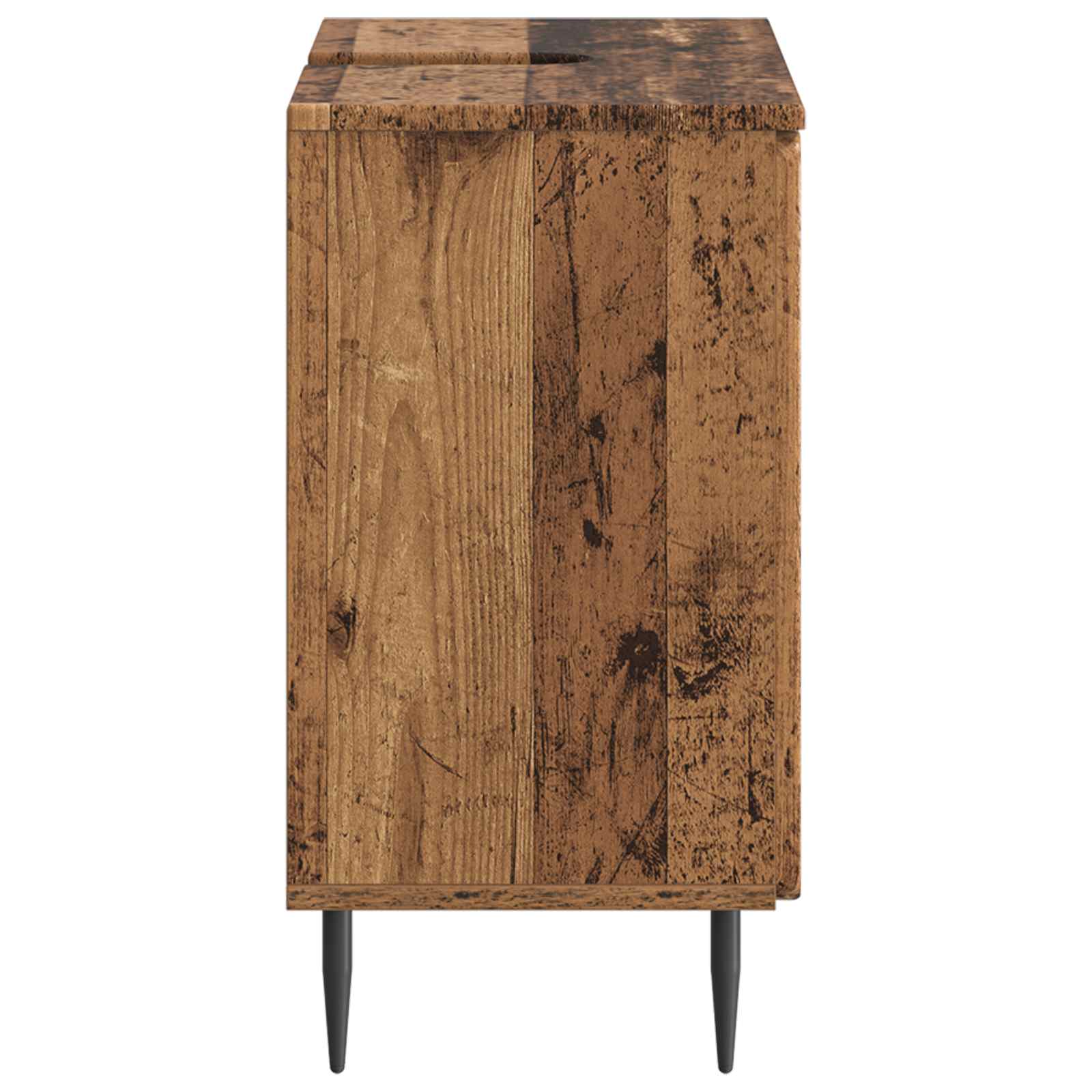 vidaXL Bathroom Sink Cabinet ZWOLLE Old Wood 59.5 x 31.5x 59 cm 5