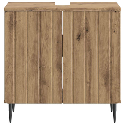 vidaXL Bathroom Sink Cabinet ZWOLLE Artisan Oak 59.5 x 31.5x 59 cm 4