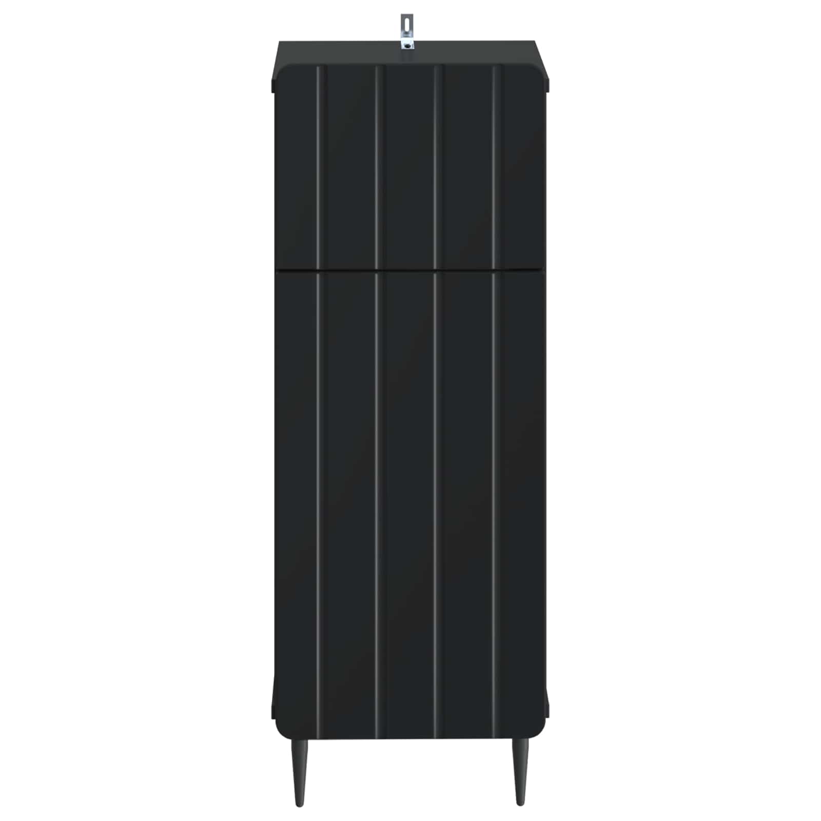 vidaXL Bathroom Storage Cainet ZWOLLE Black 30 x 31 x 79.5 cm 4