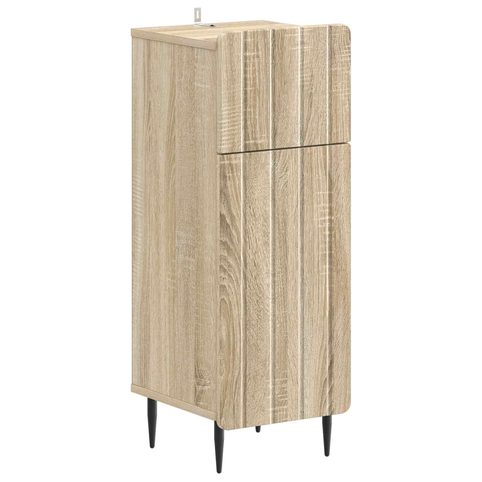 vidaXL Bathroom Storage Cainet ZWOLLE Sonoma Oak 30 x 31 x 79.5 cm 2