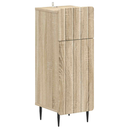 vidaXL Bathroom Storage Cainet ZWOLLE Sonoma Oak 30 x 31 x 79.5 cm 2