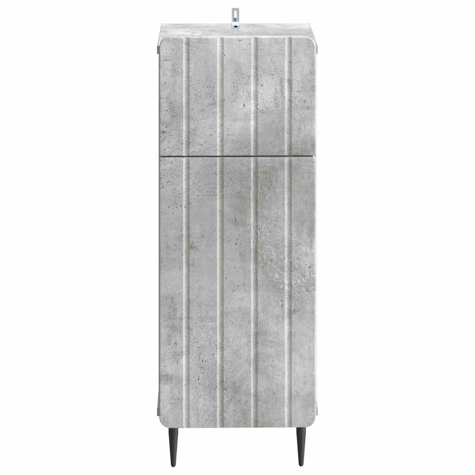 vidaXL Bathroom Storage Cainet ZWOLLE Concrete Grey 30 x 31 x 79.5 cm 4