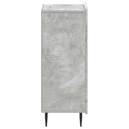 vidaXL Bathroom Storage Cainet ZWOLLE Concrete Grey 30 x 31 x 79.5 cm 5