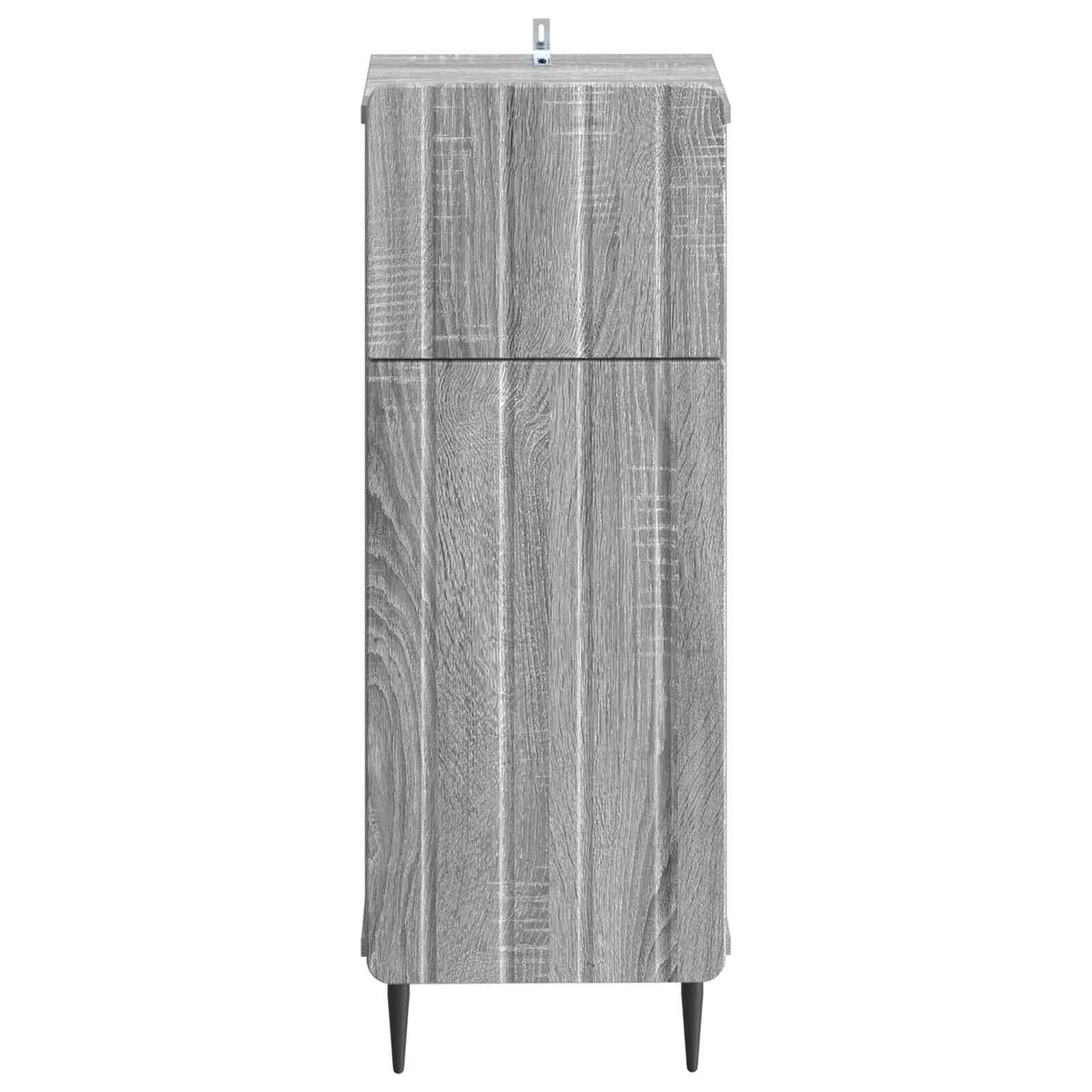 vidaXL Bathroom Storage Cainet ZWOLLE Grey Sonoma 30 x 31 x 79.5 cm 4