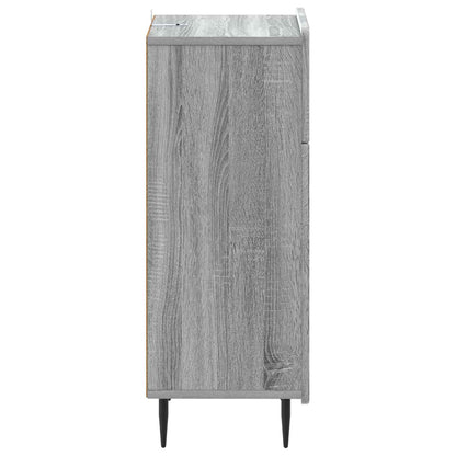 vidaXL Bathroom Storage Cainet ZWOLLE Grey Sonoma 30 x 31 x 79.5 cm 5