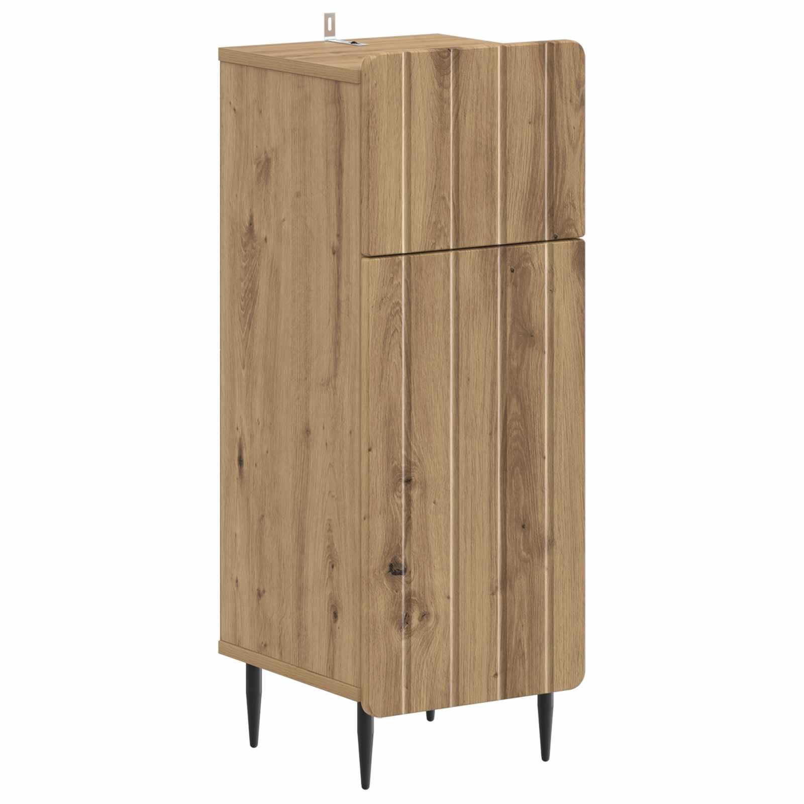 vidaXL Bathroom Storage Cainet ZWOLLE Artisan Oak 30 x 31 x 79.5 cm 2