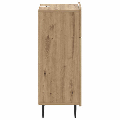 vidaXL Bathroom Storage Cainet ZWOLLE Artisan Oak 30 x 31 x 79.5 cm 5