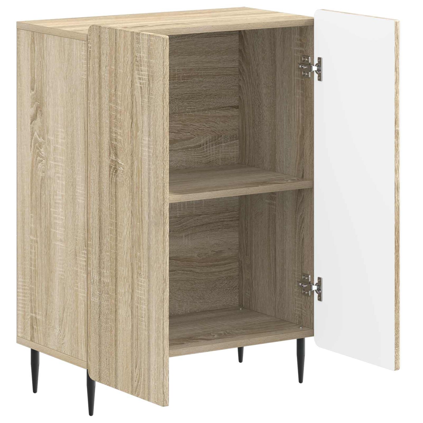 vidaXL Bathroom Storage Cainet ZWOLLE Sonoma Oak 59.5 x 31 x 79.5 cm 3