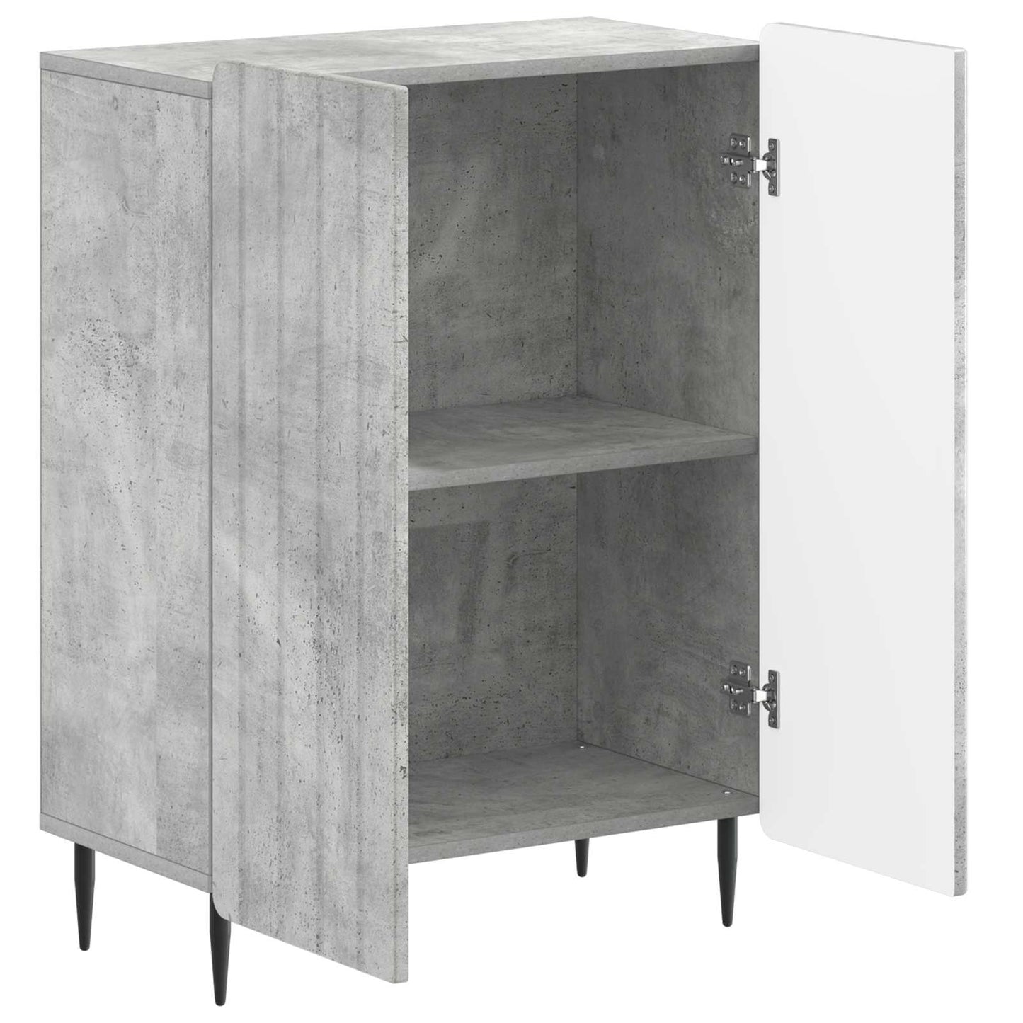vidaXL Bathroom Storage Cainet ZWOLLE Concrete Grey 3