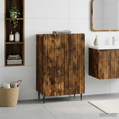vidaXL Bathroom Storage Cainet ZWOLLE Smoked Oak 59.5 x 31 x 79.5 cm 1