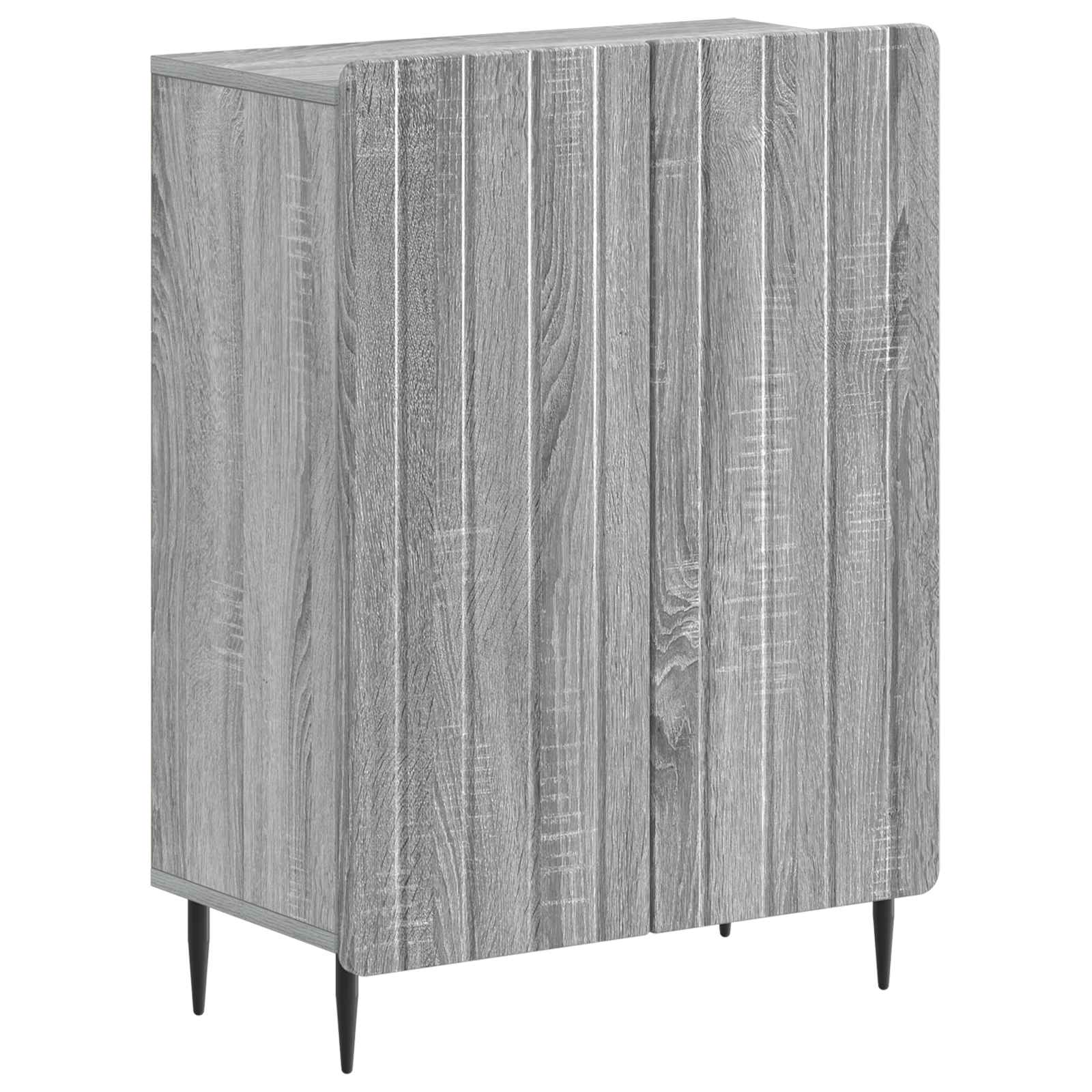 vidaXL Bathroom Storage Cainet ZWOLLE Grey Sonoma 59.5 x 31 x 79.5 cm 2