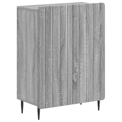 vidaXL Bathroom Storage Cainet ZWOLLE Grey Sonoma 59.5 x 31 x 79.5 cm 2