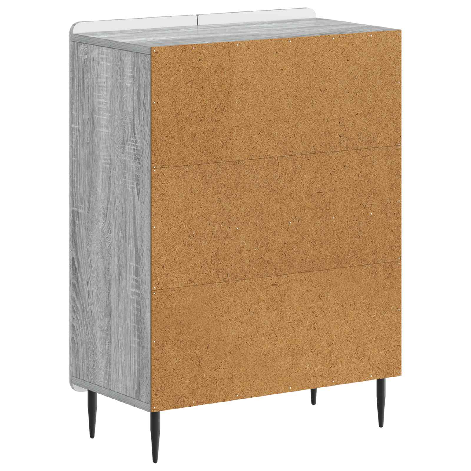 vidaXL Bathroom Storage Cainet ZWOLLE Grey Sonoma 59.5 x 31 x 79.5 cm 6