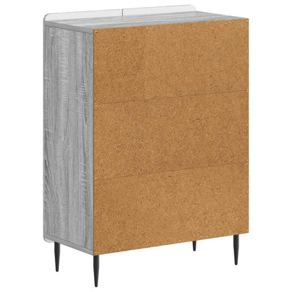 vidaXL Bathroom Storage Cainet ZWOLLE Grey Sonoma 59.5 x 31 x 79.5 cm 6